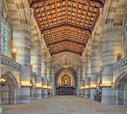 The Sterling Memorial Library Nave